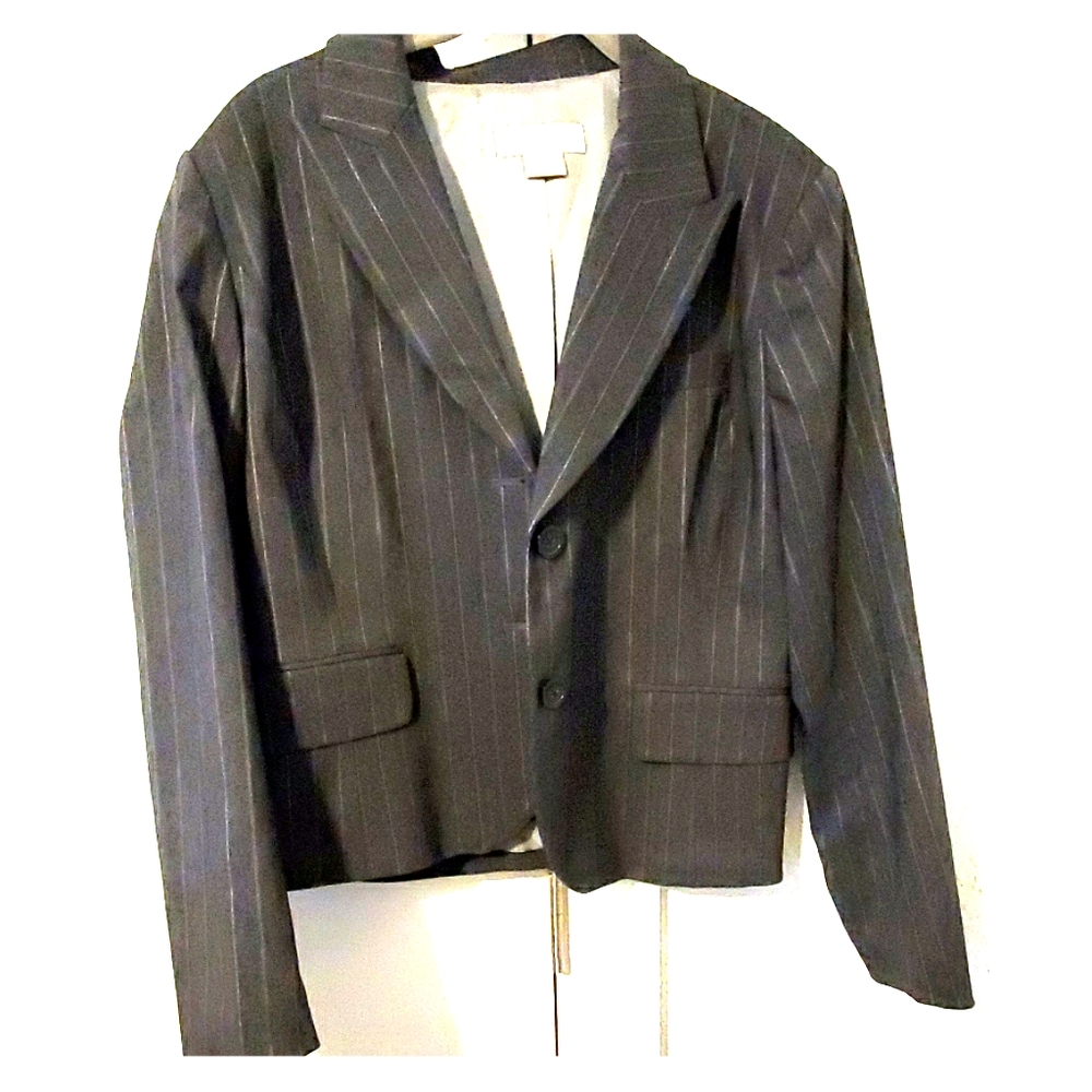Women's Pinstriped Blazer